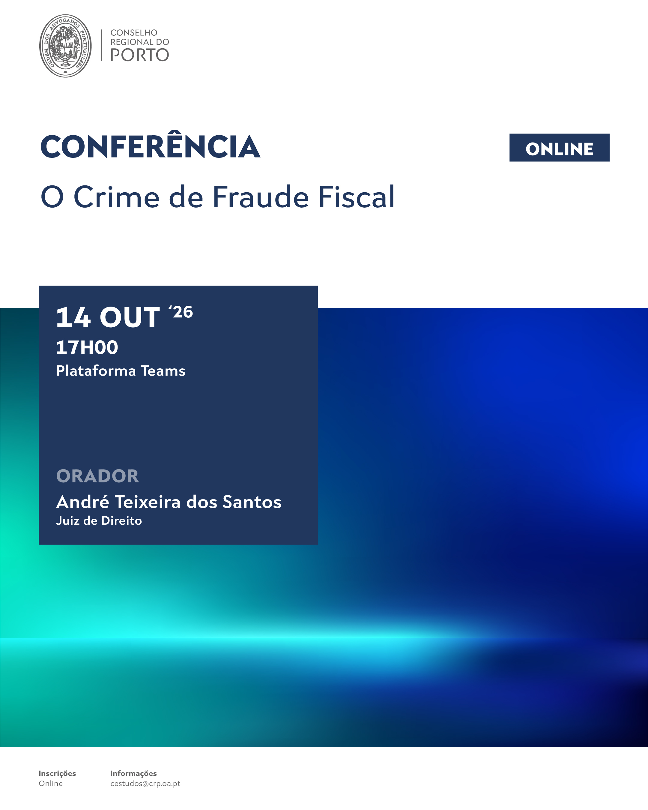 Web Conferência - “O Crime de Fraude Fiscal”